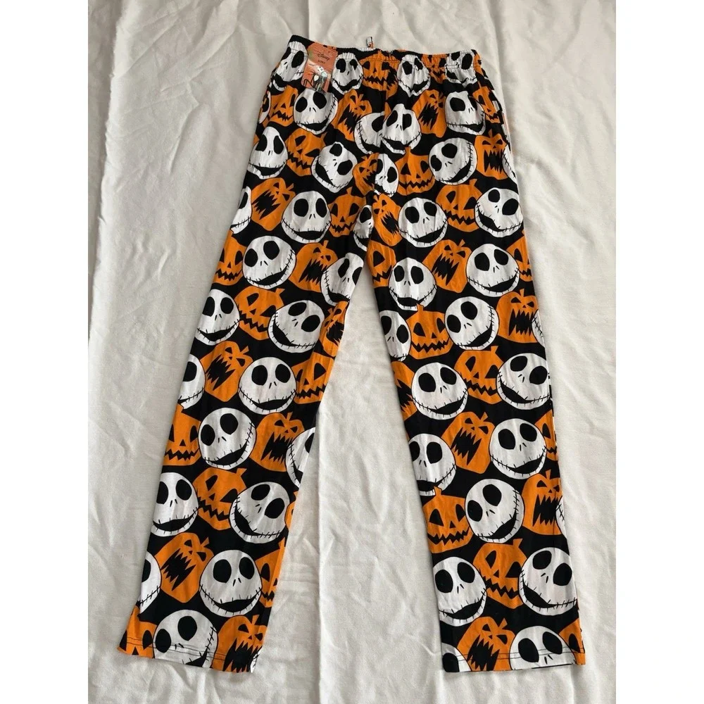 NEW Nightmare Before Christmas Pants Fleece Lounge Pajama Pants Mens Size Medium